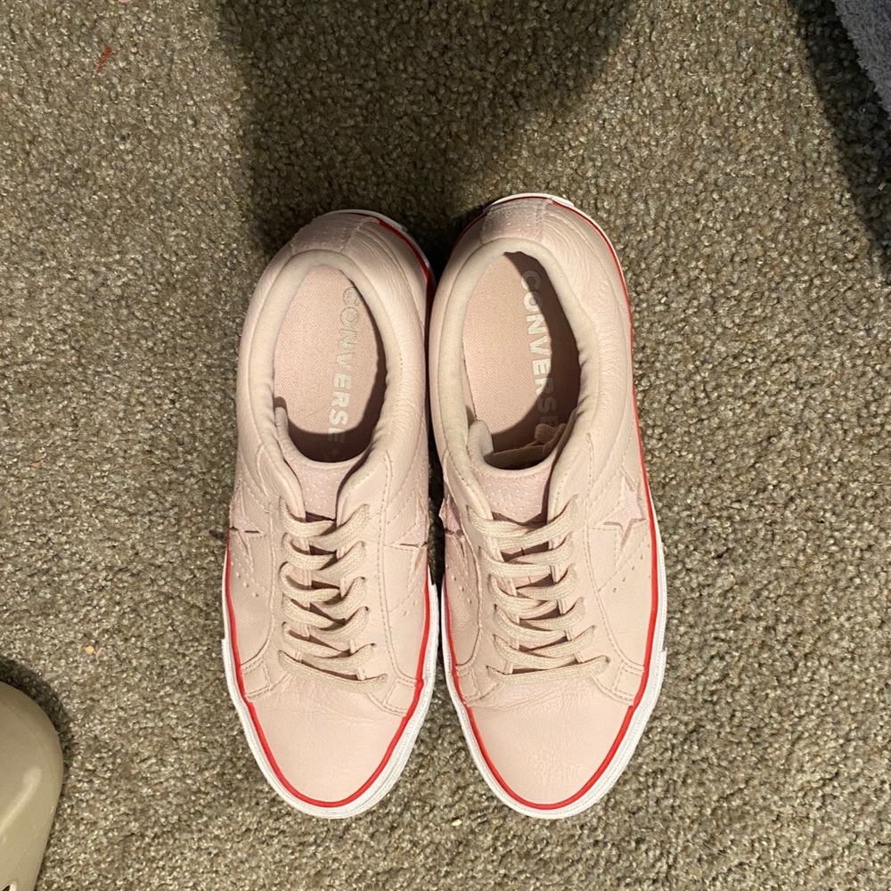 Pink One Star shoes (Mens 5.5),